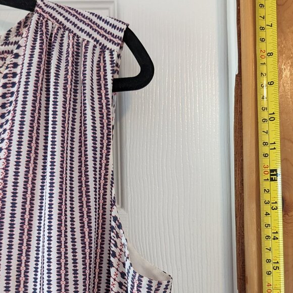 Geometric waist tie dress XL - Picture 4 of 8